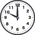 10時00分